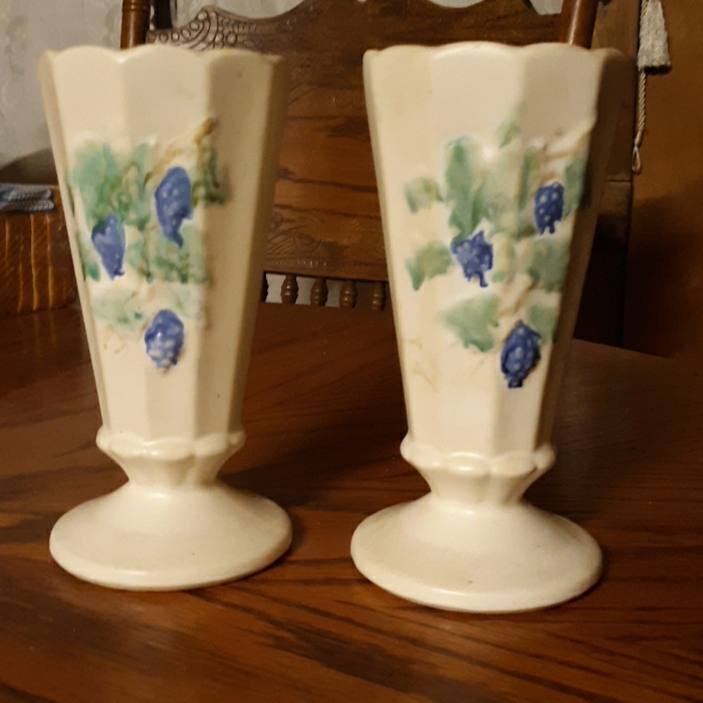Antique flower vases